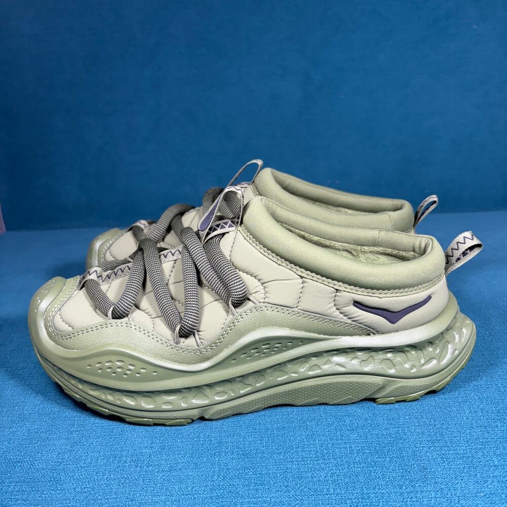 HOKA Ora Primo Forest Floor Olive Mens Size 9.5 Womens 10.5 Mules 1141570 NWOB